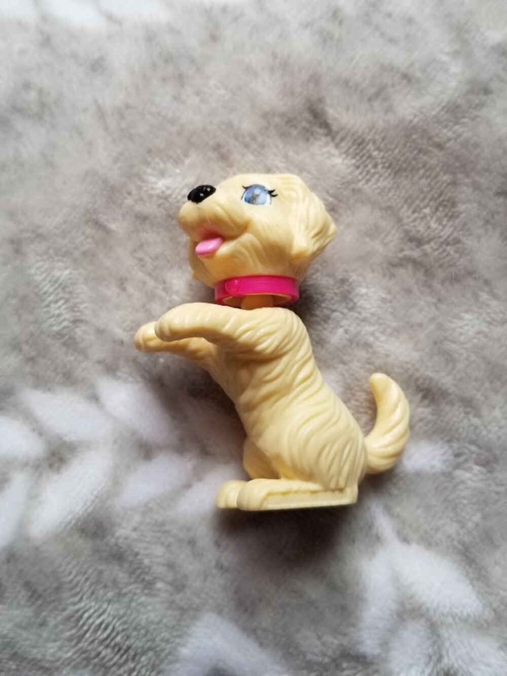 Barbie Dog Golden Retriever Puppy Bobblehead Figure Strollin' Pups T7197